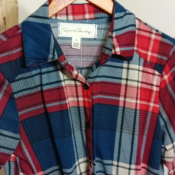 French laundry plaid button down shirt - Picture 4 of 7